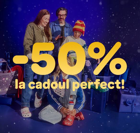Crocs -50% la cadoul perfect!